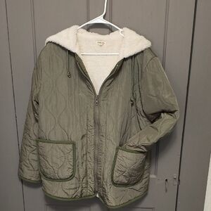 JODIFL Cream Fleece Jacket